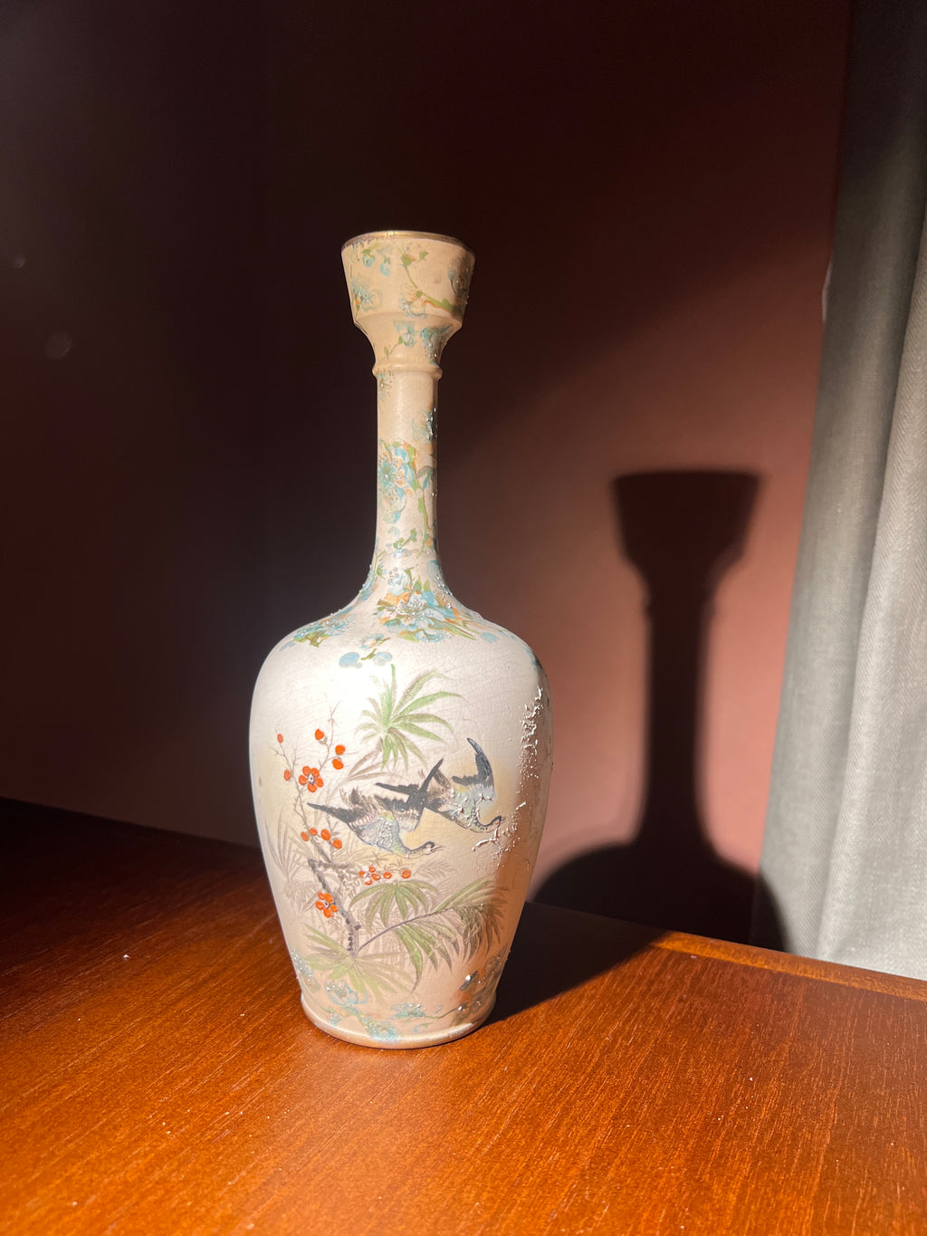 Azurina Antiques Handpainted Vase